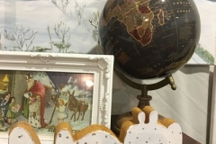 Détail décor sur cheminée